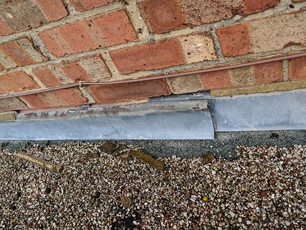 flat roof problems flashing damage causing leaks